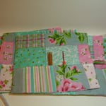 Patchwork rosa-grün